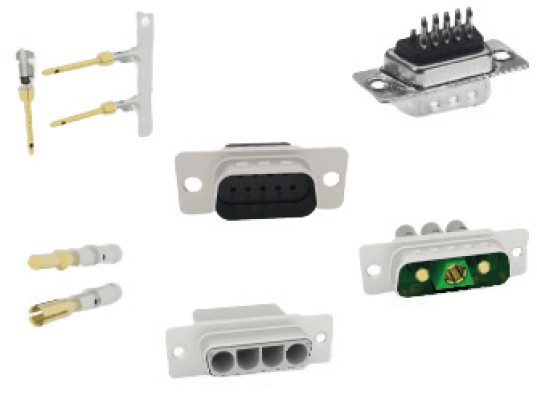 D-Sub / Mixed Layout / D-Sub 600V D-Sub Crimp Connectors