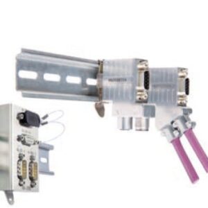 D-Sub and M12 DIN Rail Adapter
