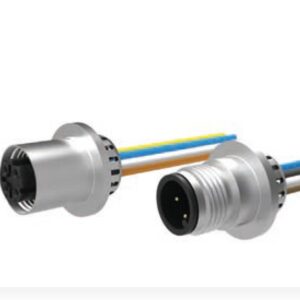 M12 Press-in Flange Connector